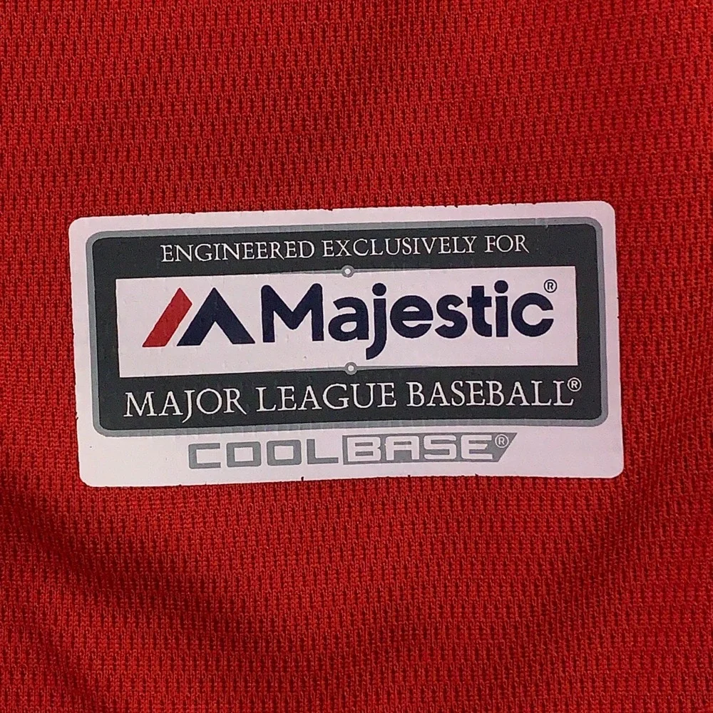 Majestic Boys Medium 10/12 Red Washington Nationals Bryce Harper #34 MLB Jersey
